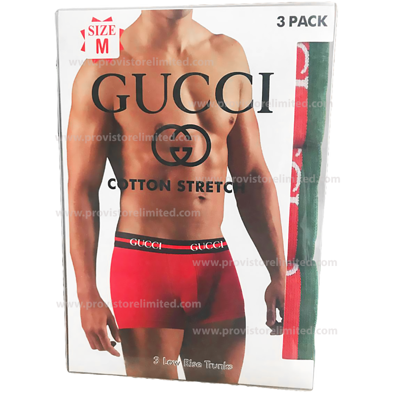 Gucci export quality 3 pieces boxer, BOXER, EXPORT