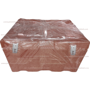 Chop Box (Medium Size) - Plastic Lockable Brown ChopBox / Trunk