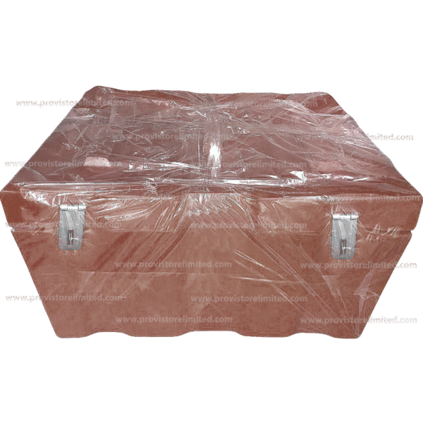 Chop Box (Medium Size) - Plastic Lockable Brown ChopBox / Trunk