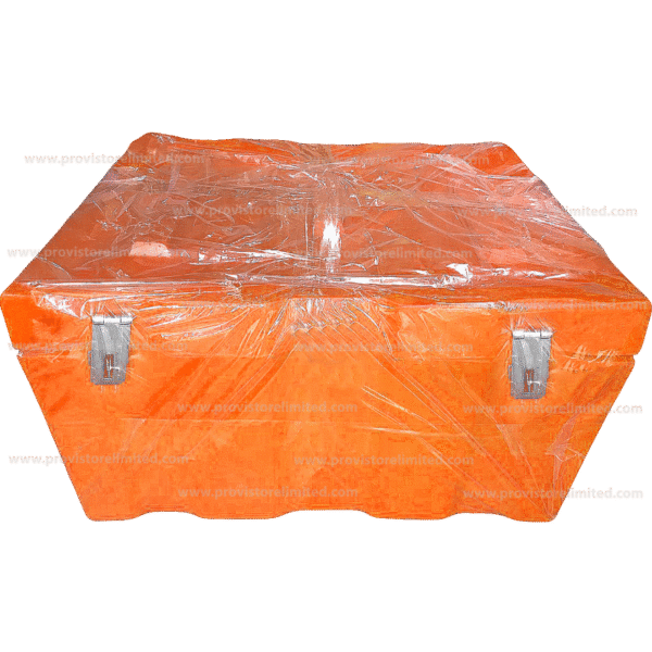 Chop Box (Medium Size) - Plastic Lockable Orange ChopBox / Trunk