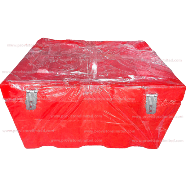 Chop Box (Medium Size) - Plastic Lockable Red ChopBox / Trunk