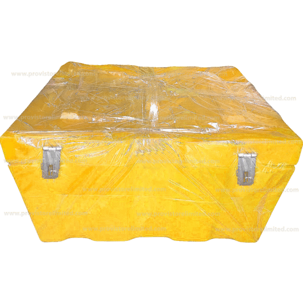 Chop Box (Medium Size) - Plastic Lockable Yellow ChopBox / Trunk