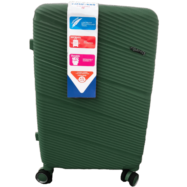 Suitcase (Small Size) Plastic - Dark Green