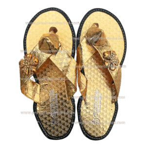 Ahenema - Ladies Gold Slippers