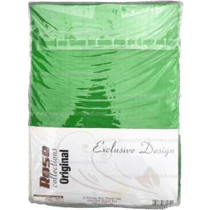 Bedsheet - Dark Green & Pillow Case