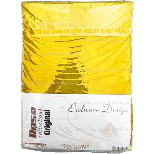 Bedsheet - Yellow & Pillow Case