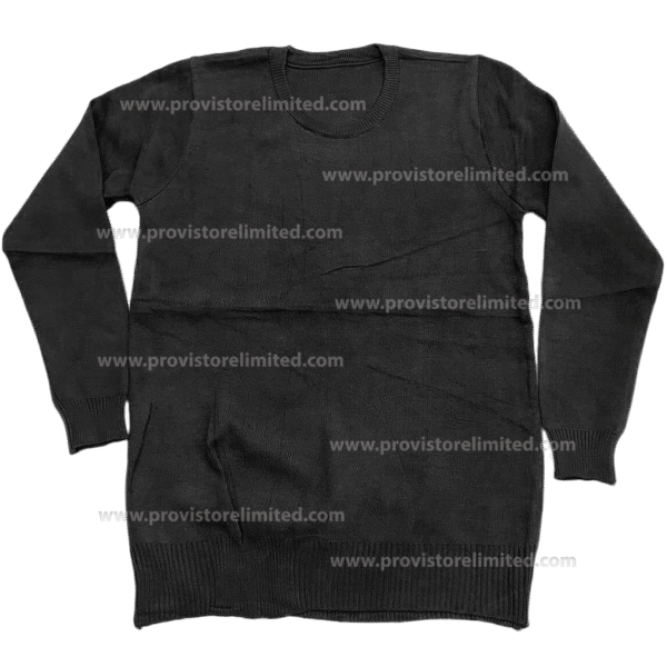 Crewneck Woven - Black Pullover / Sweater / Sweatshirt