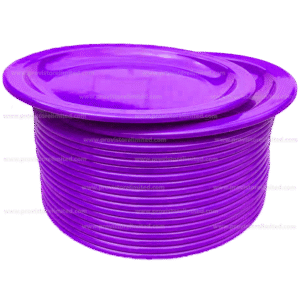 Plate - (2 in 1) Melamine / Plastic Purple
