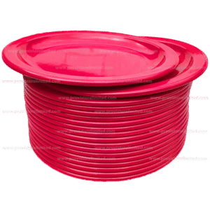 Plate - (2 in 1) Melamine / Plastic Red