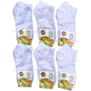 Socks - (1 Pair) White Ankle Socks