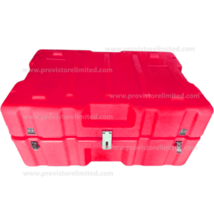 Chop Box (Medium Size) - Hard Body Plastic Lockable Red ChopBox / Trunk
