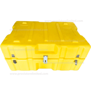 Chop Box (Medium Size) - Hard Body Plastic Lockable Yellow ChopBox / Trunk