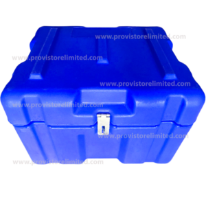Chop Box (Small Size) - Skool / School Hard Body Plastic Lockable Blue ChopBox