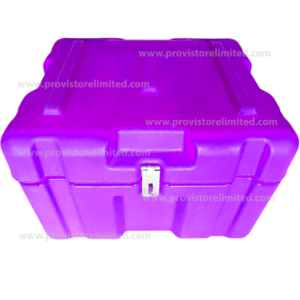 Chop Box (Small Size) - Skool / School Hard Body Plastic Lockable Purple ChopBox