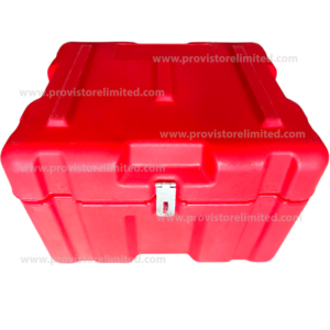 Chop Box (Small Size) - Skool / School Hard Body Plastic Lockable Red ChopBox