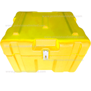 Chop Box (Small Size) - Skool / School Hard Body Plastic Lockable Yellow ChopBox