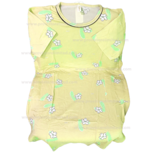 Pyjamas - Female Straight Dress Yellow