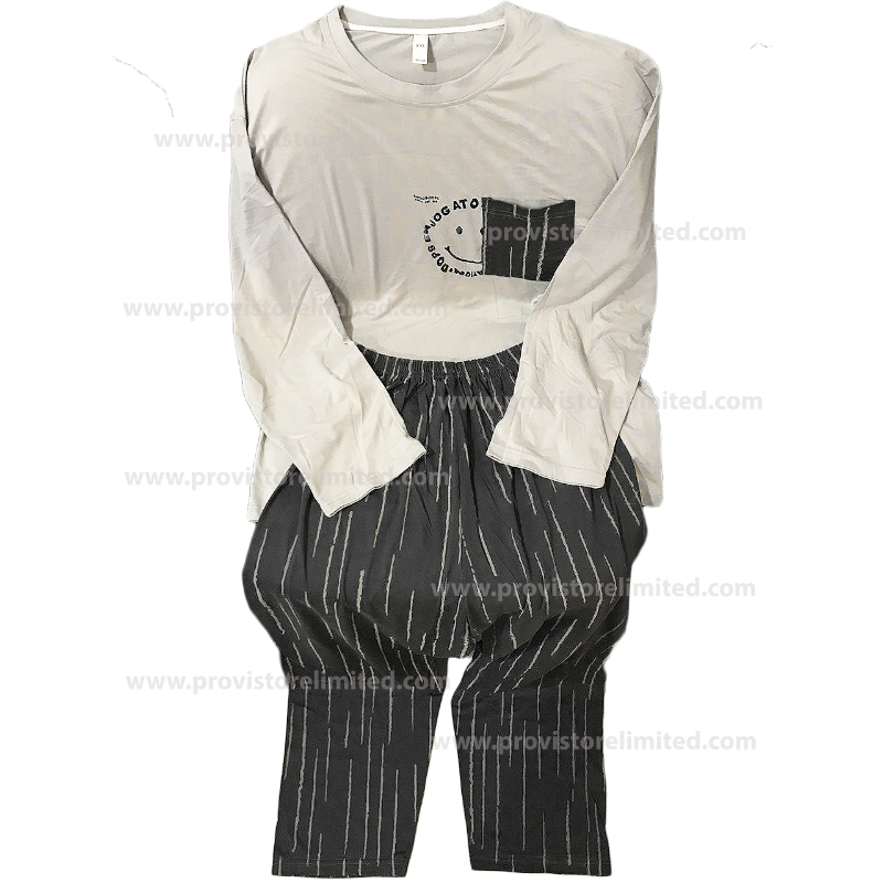 Pyjamas - Male Sleeve Round Neck & Trouser
