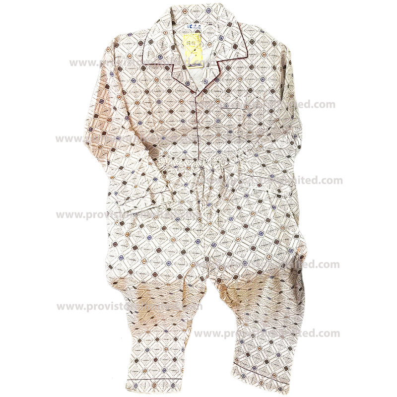 Pyjamas - Male Sleeve with Buttons Down & Trouser
