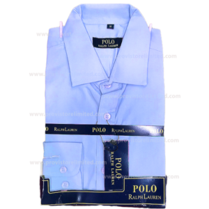 Sleeve Shirt - Long Polo Ralph Lauren Plain Blue Long Sleeve Long & Short