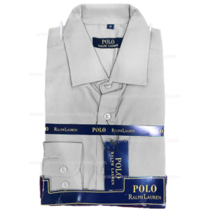 Sleeve Shirt - Long Polo Ralph Lauren Plain Grey Long Sleeve Long & Short