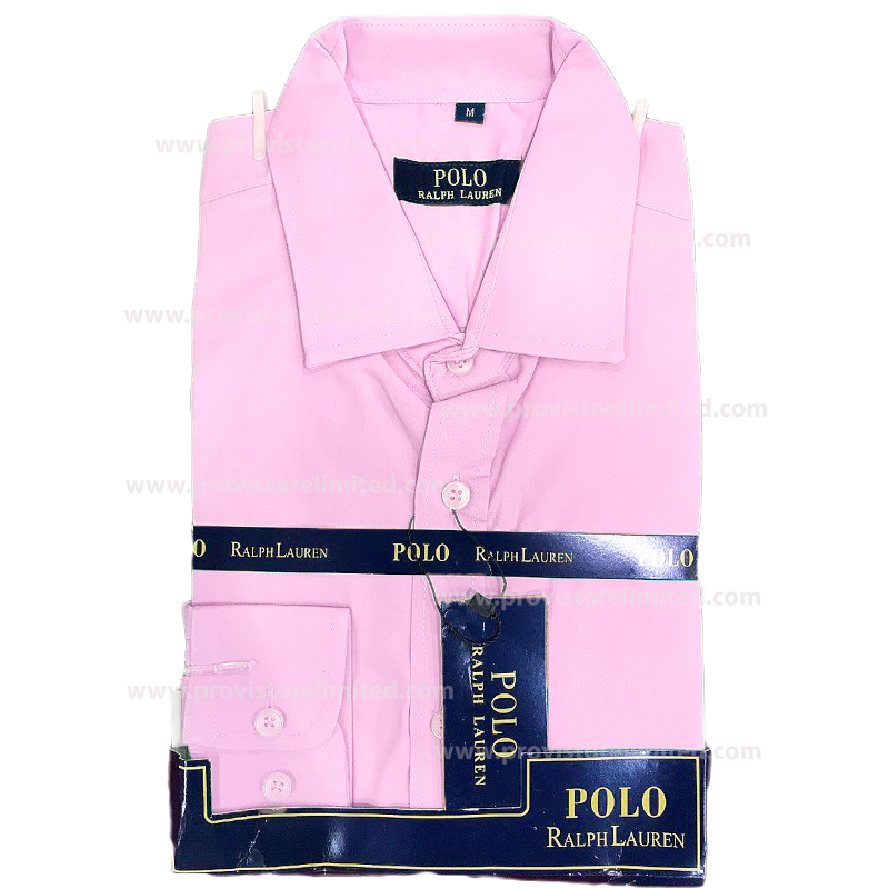 Sleeve Shirt - Long Polo Ralph Lauren Plain Pink Long Sleeve Long & Short