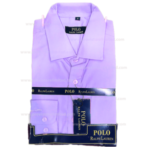 Sleeve Shirt - Long Polo Ralph Lauren Plain Purple Long Sleeve Long & Short